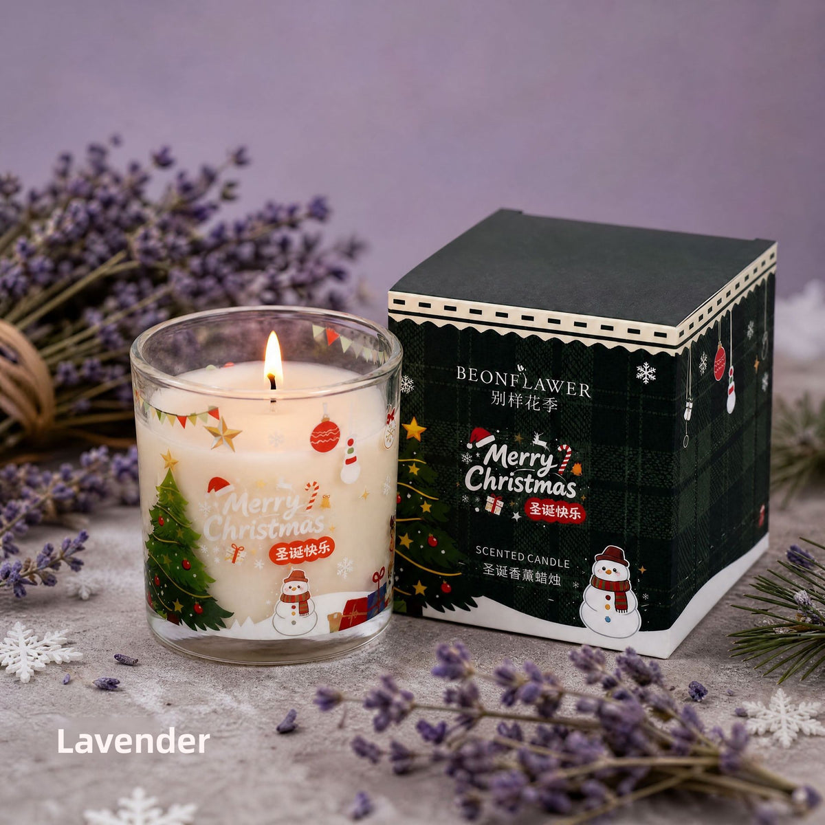 Fruit-Scented Soy Wax Aromatherapy Candle