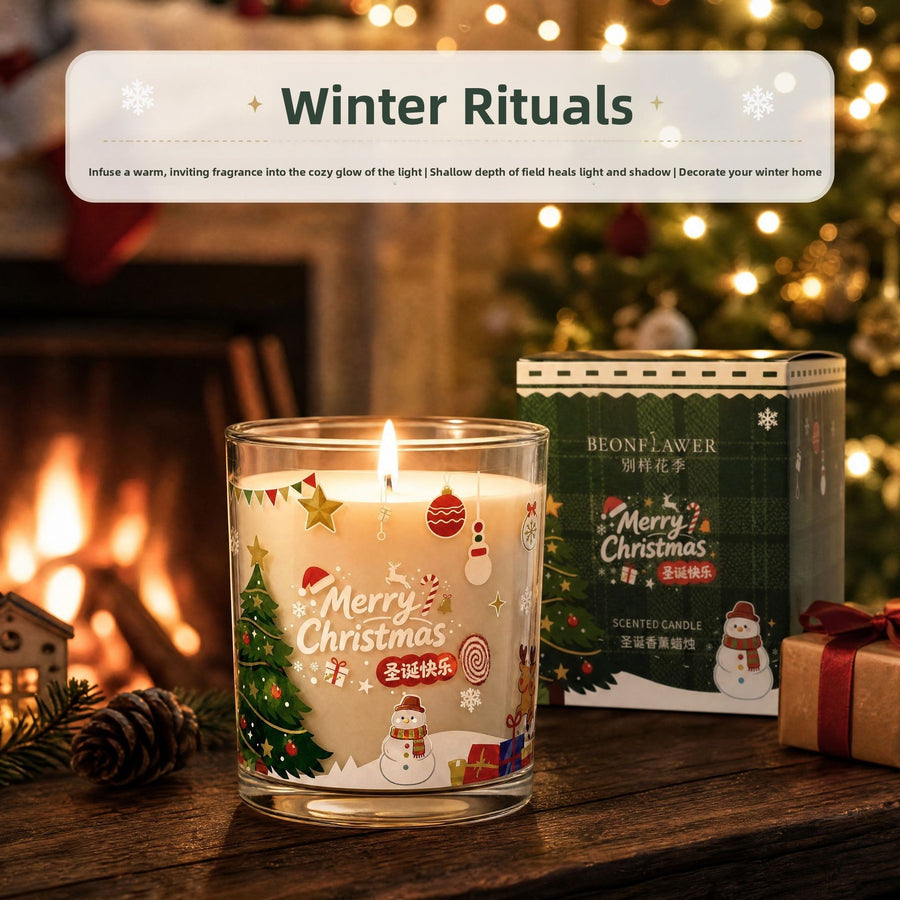 Fruit-Scented Soy Wax Aromatherapy Candle