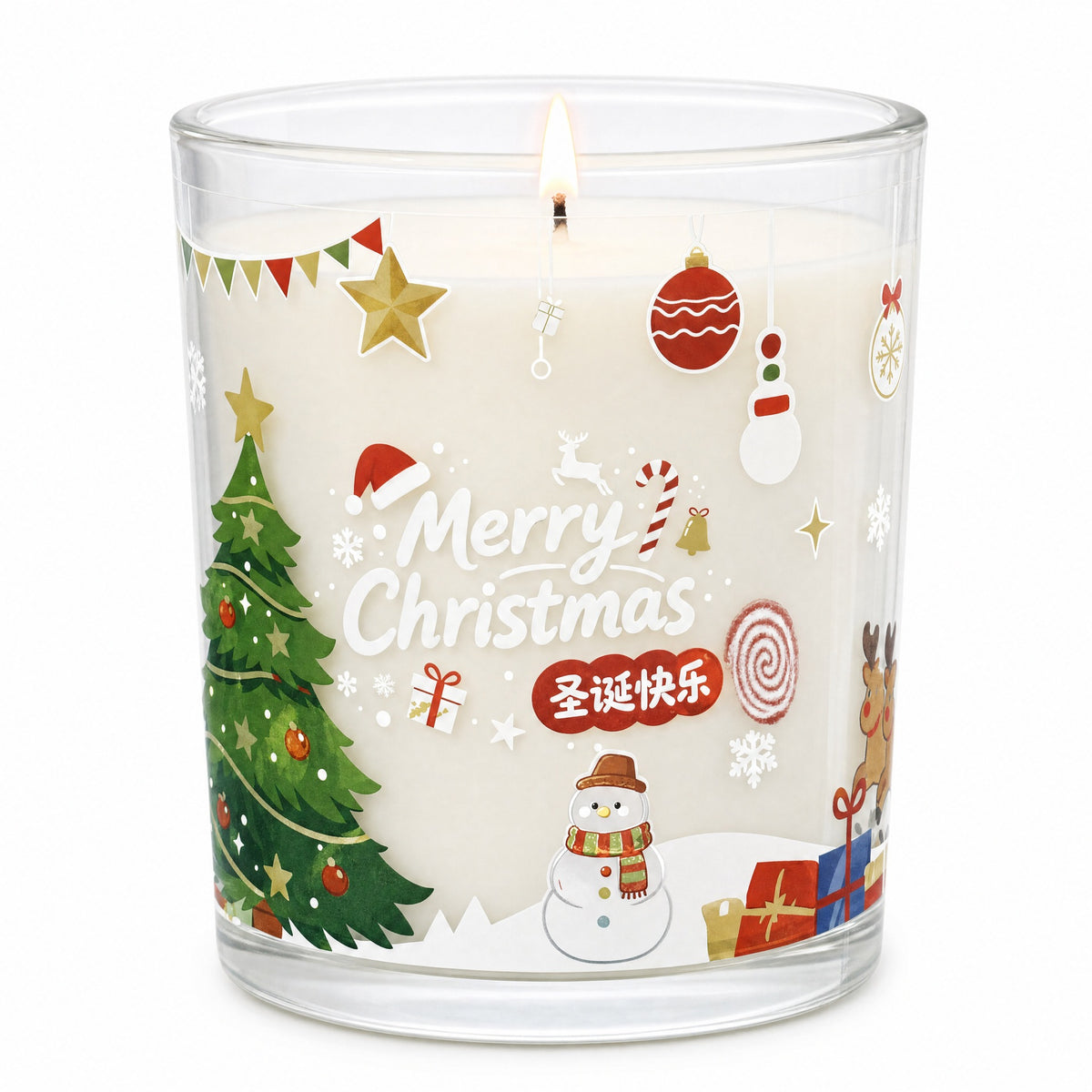 Fruit-Scented Soy Wax Aromatherapy Candle