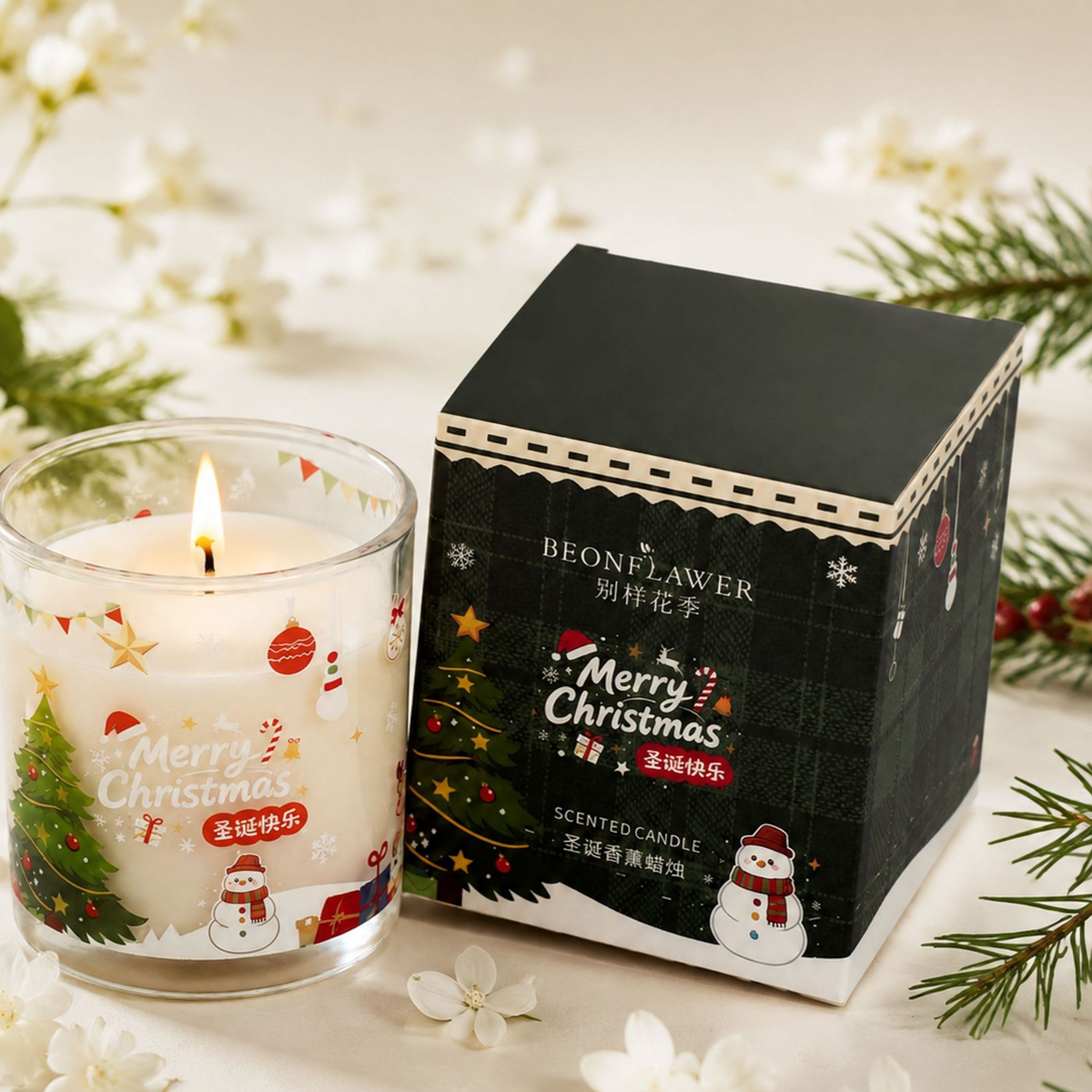 Fruit-Scented Soy Wax Aromatherapy Candle